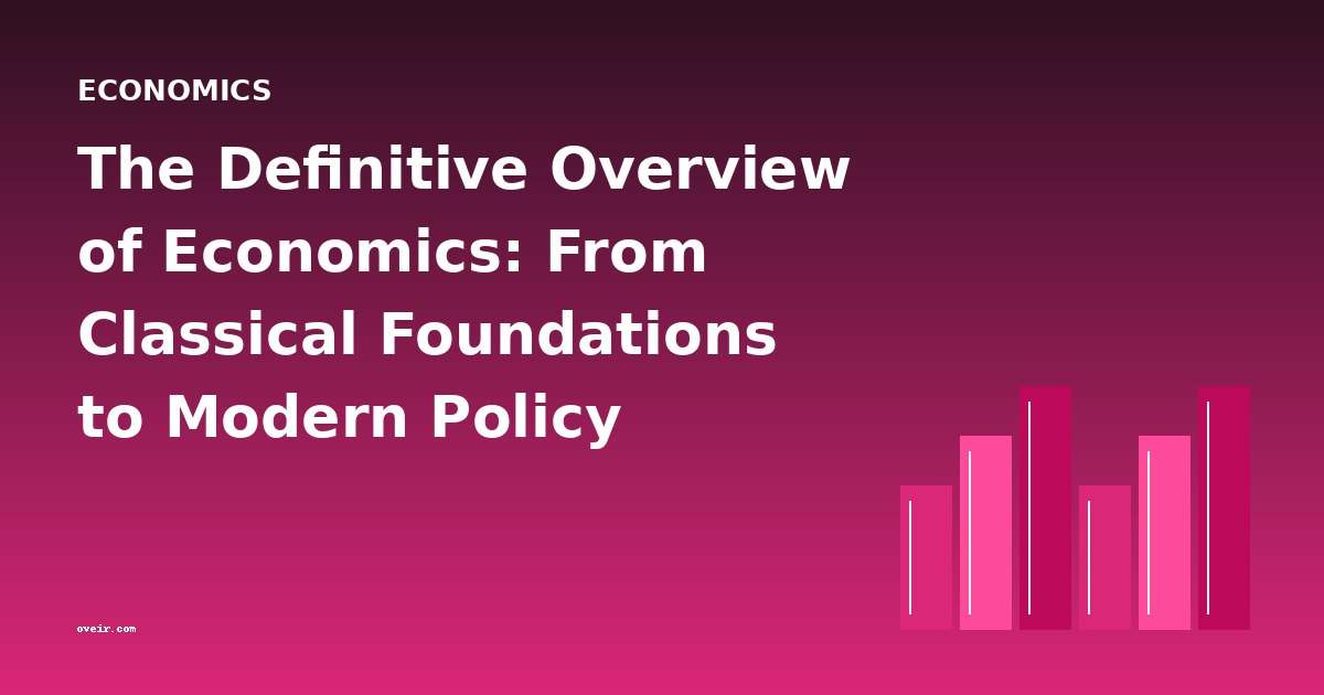 The Definitive Overview of Economics: From Classical Foundations to Modern Policy Debates