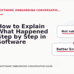 How to Explain What Happened Step by Step in Software Onboarding Conversation English