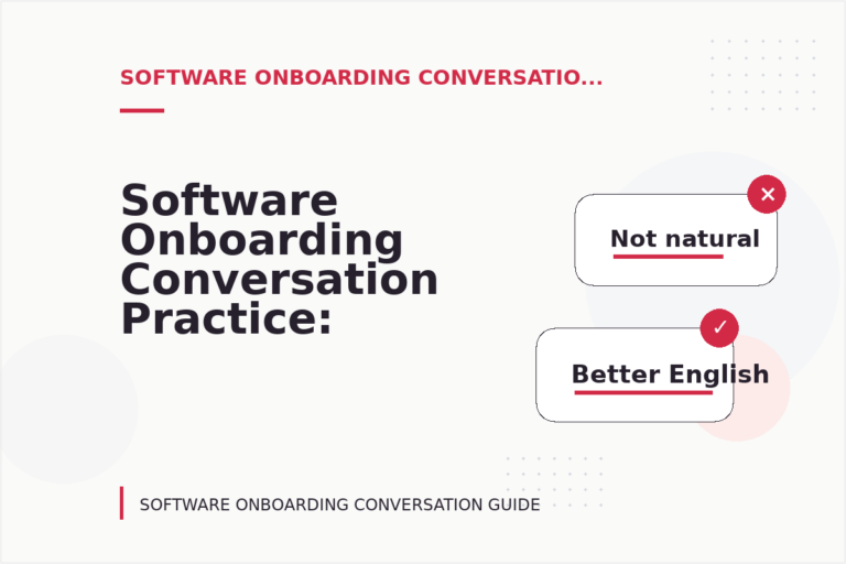 Software Onboarding Conversation Practice: Request and Reply Examples